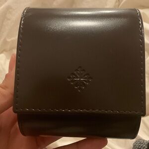 Patek Philippe Black Leather Watch Case